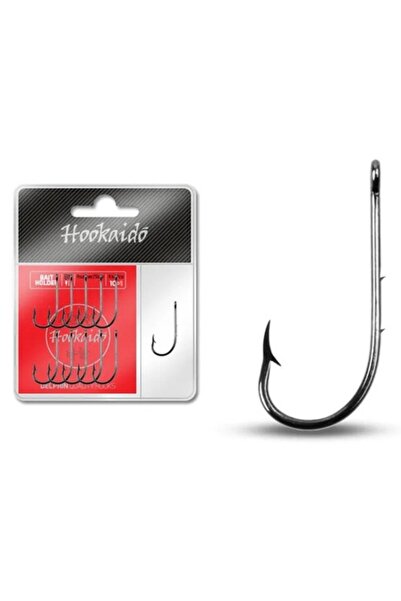DELPHİN Hokkaido Bait Holder Hooks, Eye, 10+1 pcs/pack, Size 10