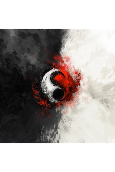 GRELYS PRINT Tablou Canvas living, dormitor, Yin si yang, eternitate 4, armon...