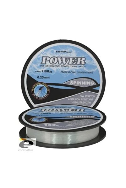 EnergoTeam Fir de pescuit monofilament Power Spin, 150 m, 0,20 mm