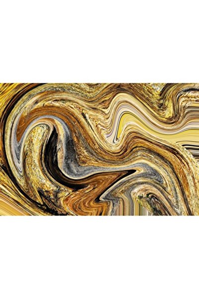 GRELYS PRINT Pictură pe pânză, Abstract, Valuri, 90 x 60 cm, Ramă din lemn, M...