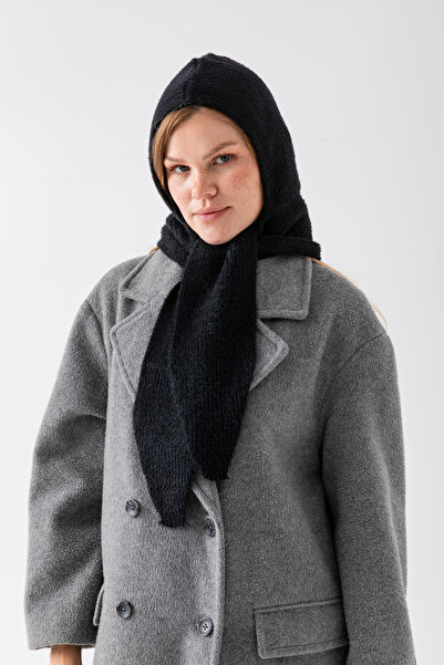 Wega Moda Women's Soft Scarf Balaclava – Winter Beanie and Hat with Neck Collar Detail |   100% Wool - Balaclava
