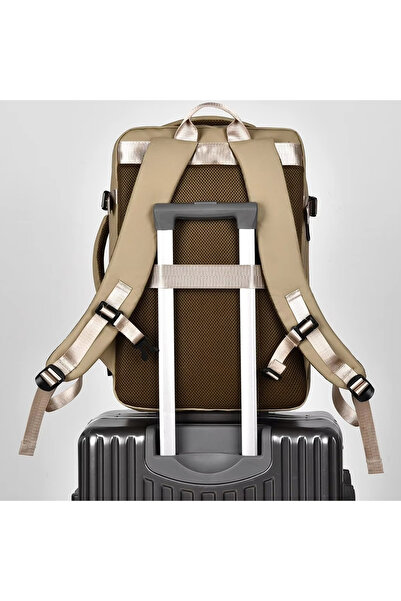 OEM Airplane Travel Backpack, EVES®, Ryanair & Blue Air Accepted, Business Laptop up to 18"4", Khaki