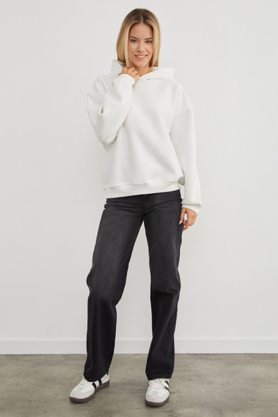 Fulla Moda 3 Thread Hooded Sweatshirt