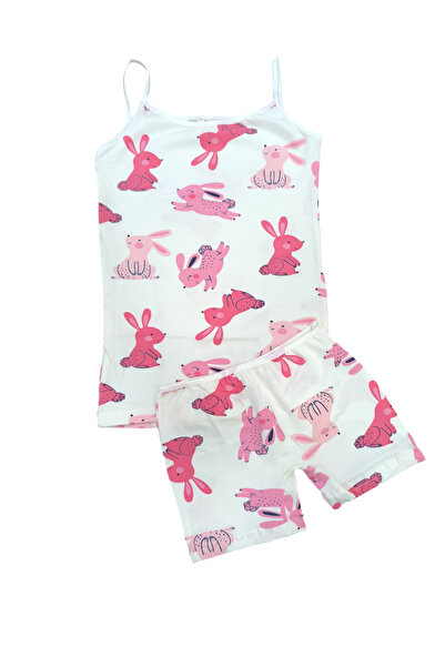 elmas kids Girl's 100% Cotton Shorts Suit