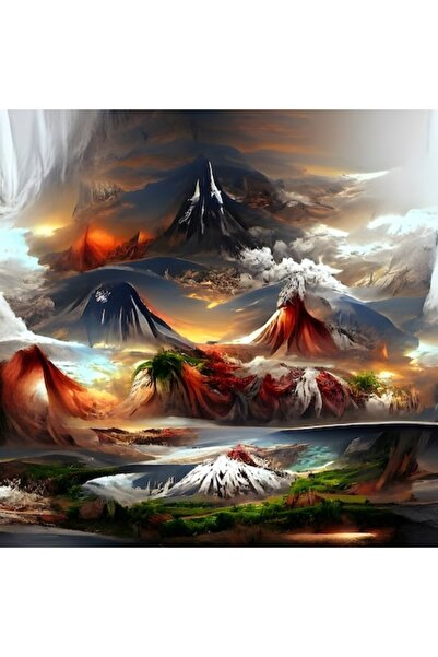 GRELYS PRINT Tablou Canvas, Abstract 1013, Colectia Elegit, 40 x 40 cm