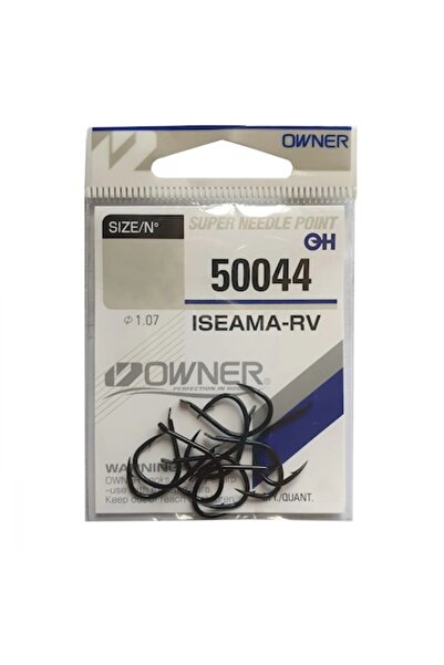 Mimteam Owner ISEAMA-RV 50044 Hooks, Paddle Eye, Black, 11 Pieces