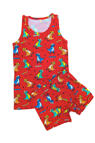 elmas kids Boy's 100% Cotton Undershirt Boxer Set