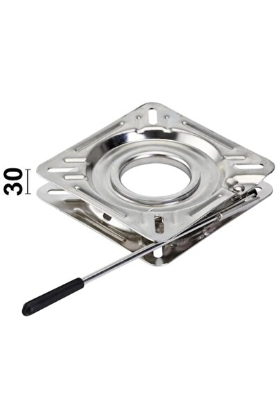 TNG Outdoor Rotating Seat Base, Painted Steel, Unidirectional Rotation with Ball Bearings