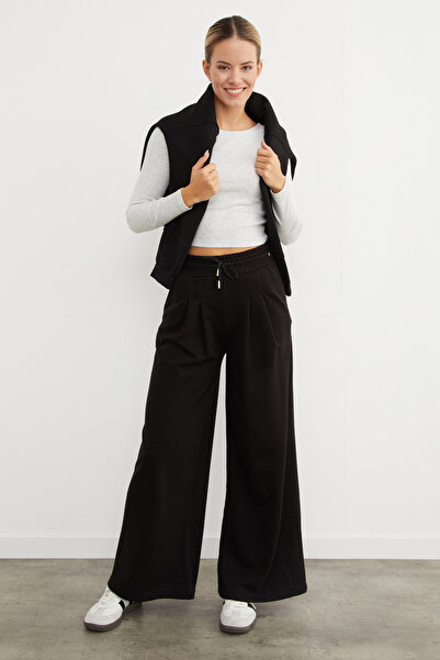Fulla Moda 3 Thread Waist Tie Palazzo Pants
