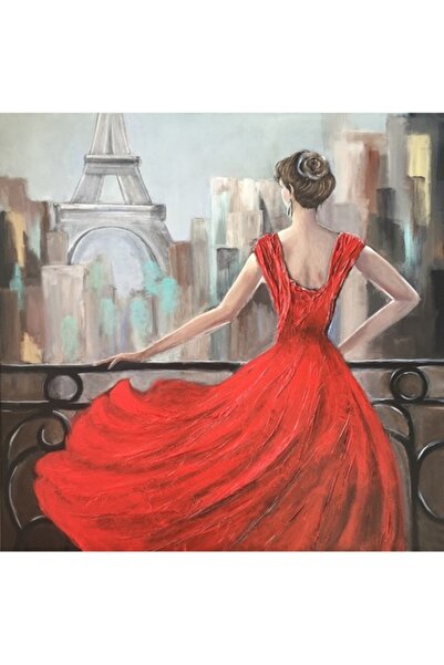 GRELYS PRINT Tablou Canvas, Julieta abstract, 70 x 70 cm, Rama lemn, Multicolor