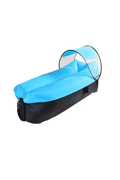 Utopia Inflatable Sofa Boat Shape, 1 Person, 180L x 50W x 5T cm, with Pocket and Sunshade Protection