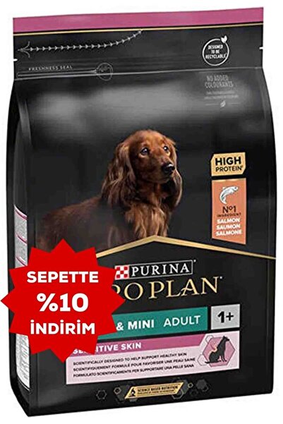 Pro Plan Somonlu Küçük Irk Hassas Derili Yetişkin Köpek Maması 3kg Luxury