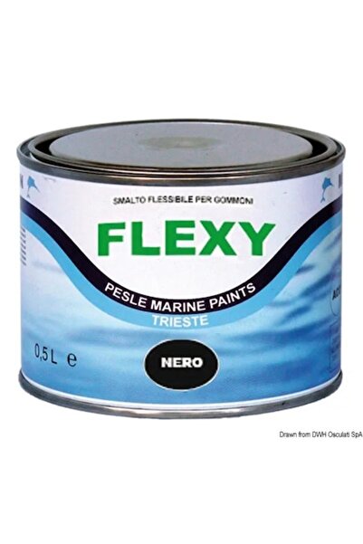 OSCULATI Marlin Flexy paint 500 ml, Red