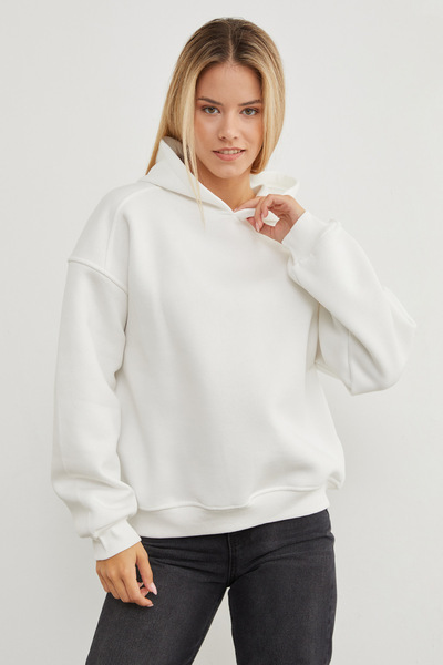 Fulla Moda 3 Thread Hooded Sweatshirt