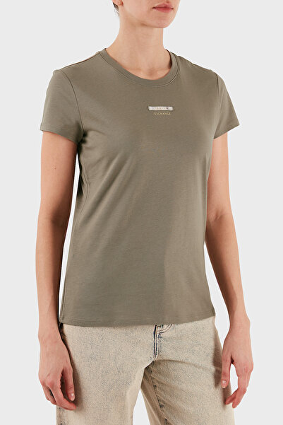 Armani Exchange With Logo Cotton Slim Fit Crew Neck t Shirt t Shirt Xw001369 Af10356 U6242