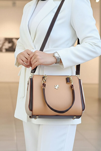 POLO CLUB Women's Polo 4 Compartment Chain Detailed Long Crossbody Strap & Handbag