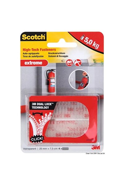 OSCULATI Sistem de fixare flexibil cu adeziv 3M, deschidere-închidere