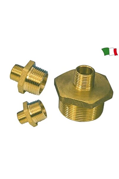 TNG Outdoor Brass reducer nipple, 2" x 1 1/4", threaded fittings