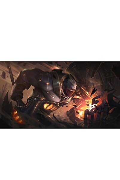 GRELYS PRINT Pictură pe pânză, League of Legends, Sion, Erou, 90 x 50 cm