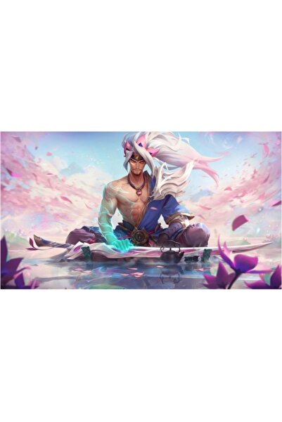 GRELYS PRINT Tablou Canvas, league of legends, Yasuo, 90 x 50 cm
