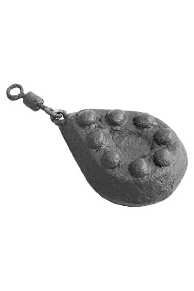 DELPHİN Plumb solid BARBED, fix, 120 g cu pivot pentru monturi