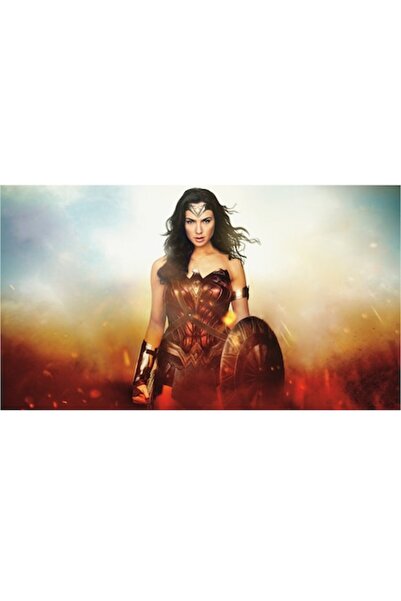 GRELYS PRINT Tablou Canvas, Wonder Woman, erou, DC Universe, 90 x 50 cm