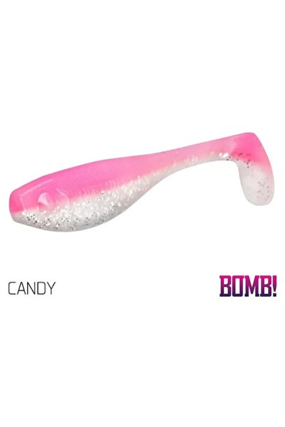 DELPHİN Momeală Bomb Fatty Soft Shad, 10 cm - 5 bucăți, Cauciuc, Coadă Subțir...