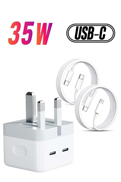 Generic USB C Plug, 35W Dual USB C Fast Charger Plug Power Adapter + USB C to...