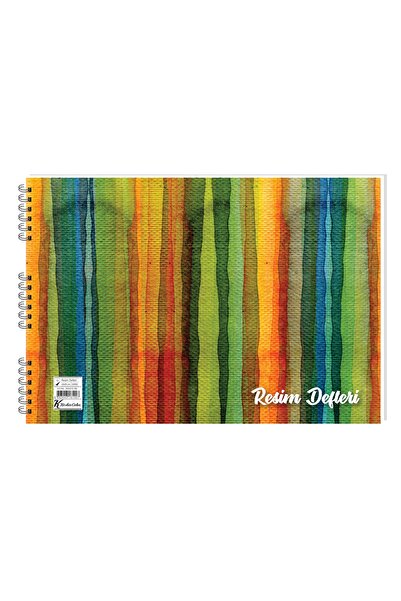 KESKİN COLOR 25X35 Artistic Painting Notebook - Painting and Drawing Notebook 40 Sheets - 1 Piece