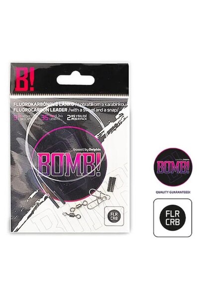 DELPHİN Lider Bomb Fluocarbon, 35 cm, 13 kg, 2 buc.