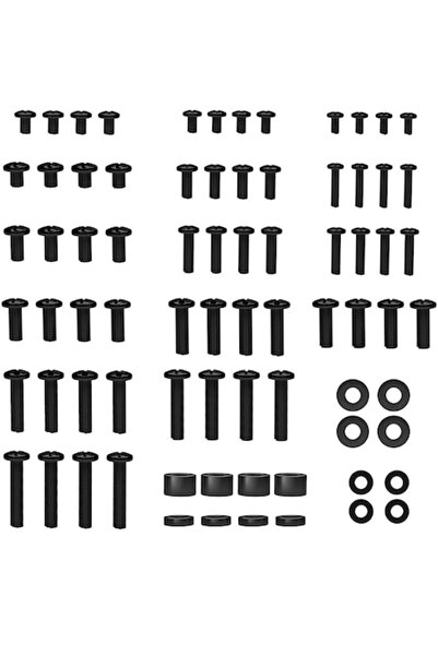 BONTEC Set șuruburi VESA universale pentru suport TV/monitor Bontec, 76 buc, ...