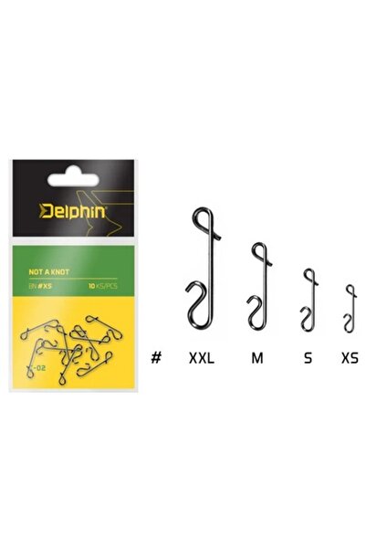DELPHİN Cleme Knot-a-Knot C-02, XXL - Set de 10 bucăți, oțel
