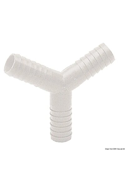 OSCULATI Racord Y din nailon, diametru 12 mm, pentru tuburi 8-16 mm