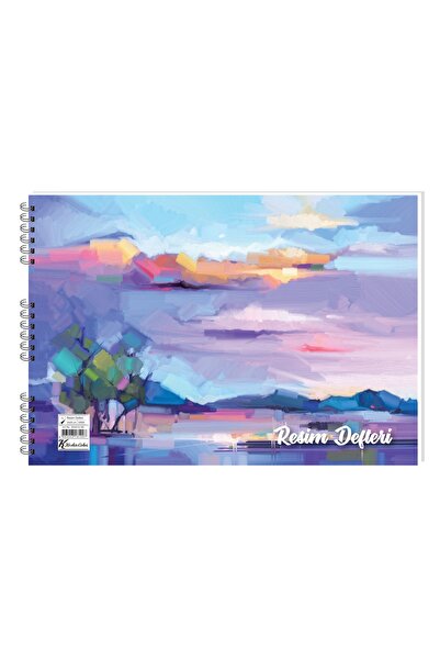 KESKİN COLOR 25X35 Artistic Painting Notebook - Painting and Drawing Notebook 15 Sheets - 1 Piece