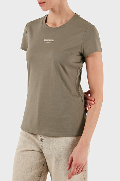 Armani Exchange With Logo Cotton Slim Fit Crew Neck t Shirt t Shirt Xw001369 Af10356 U6242