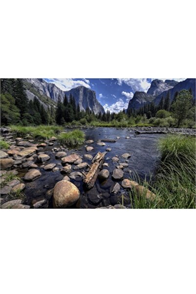 GRELYS PRINT Pictură pe pânză, Peisaj, Cascadă, Natură, Lac, Munți, Pădure, 8...