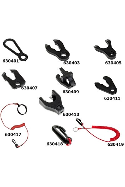 GFN OMC-Johnson-Evinrude Engine Safety Key with Kill Switch Lanyard