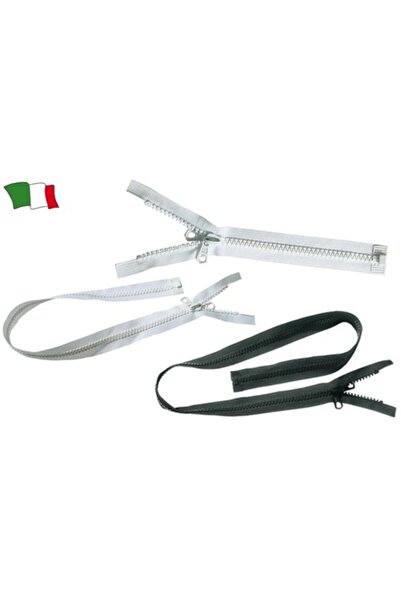 GFN Fermoar de separare, gfn, 250 cm, negru, 10 mm