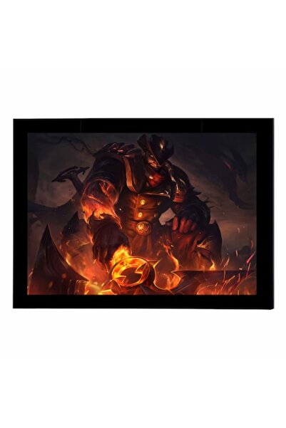 GRELYS PRINT Tablou Canvas cu rama, League of Legends, Darius High Noon, 30 x...