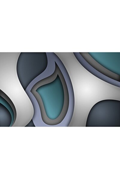 GRELYS PRINT Pictură pe pânză, Abstract 7, 80 x 50 cm, Ramă din lemn, Multicolor