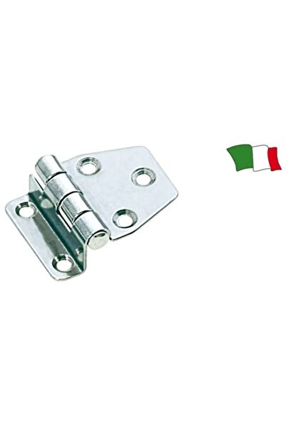 GFN Hinge Stainless Steel AISI 316, 48mm, Length 66mm, Width 40mm, Hole Diameter 6mm, Thickness 2mm, Output 20mm