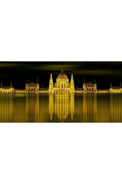 GRELYS PRINT Pictură pe pânză, Arhitectură, Reflexie, 80 x 40 cm, Multicolor