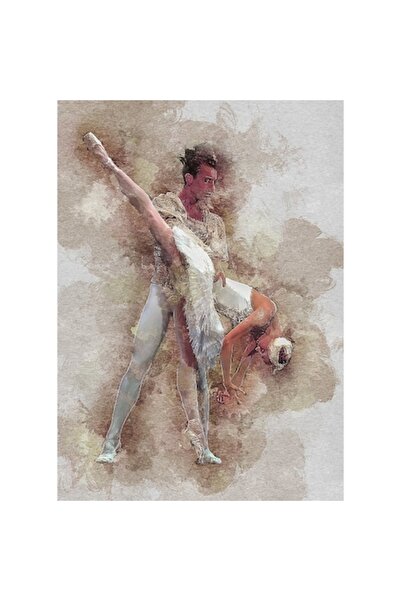 GRELYS PRINT Pictură pe pânză, Balet, 50 x 70 cm, Ramă din lemn, Multicolor