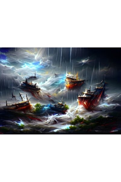 GRELYS PRINT Tablou Canvas, Abstract 1014, Colectia Elegit, 60 x 40 cm