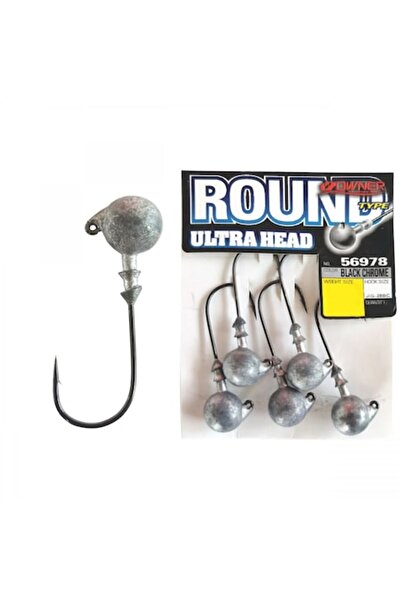 Mimteam Jig Owner Lestat 56978, Cap de Jig Rotund, Mărime 4/0, 10 Grame, 35mm, 4 Bucăți