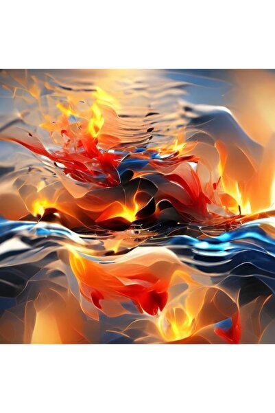 GRELYS PRINT Tablou Canvas, Abstract 1009, Colectia Elegit, 70 x 70 cm