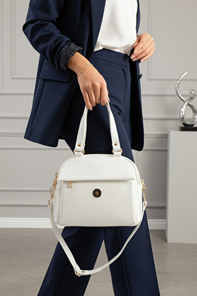 Lifonbag Geantă de mână și de umăr pentru femei, cu 5 compartimente, cu curea...