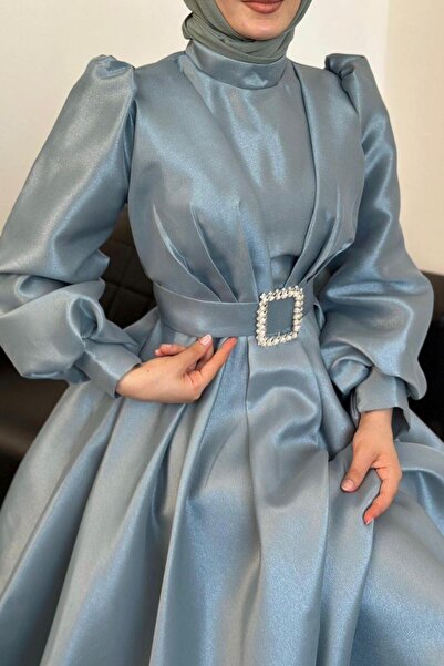 Şulemoda Giyim Βραδινό φόρεμα Princess Τυρκουάζ