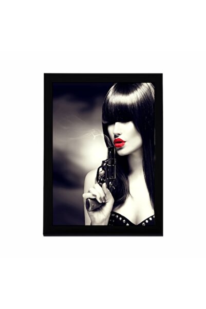 GRELYS PRINT Tablou Canvas cu rama, Dangerous Beauty, 20 x 30 cm,