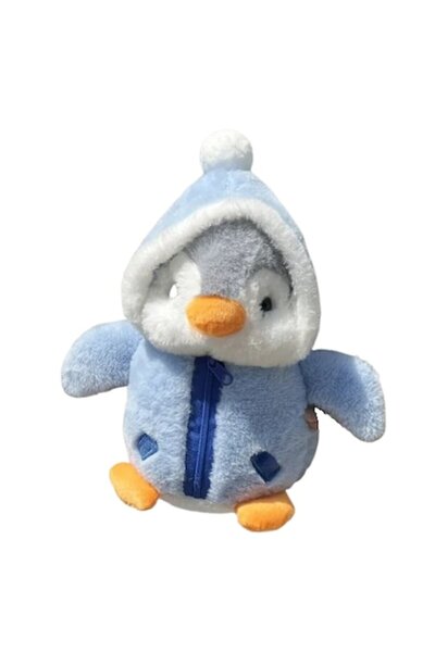 VeliumCraft Pinguin de plus, VeliumCraft, 25 cm, cu hainute dragut, moale la ...